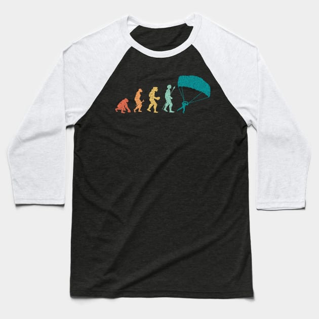 Evolution Paragliding Baseball T-Shirt by Creastorm